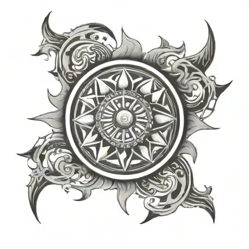 Symbol Of Karna Sun Symbol