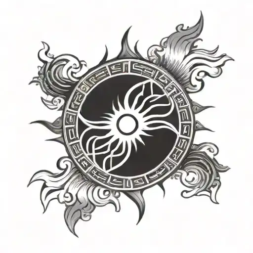 Macedonian Vergina Sun Symbol