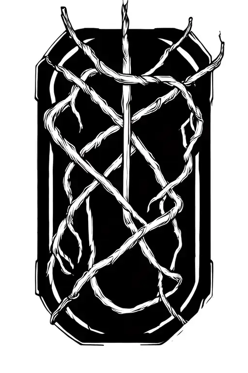 Wire Arround The Elbow With Cross In Continuationd Of The Wires