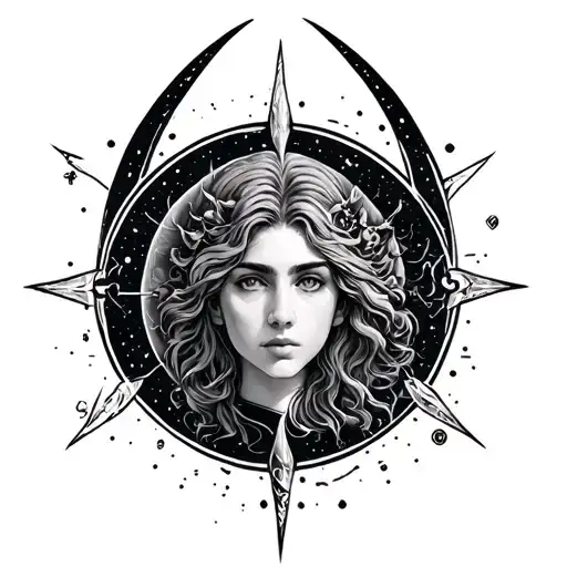 Astro Sign Virgo With Arc Masculin