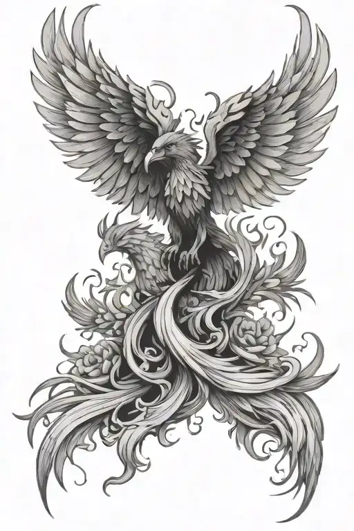 Phoenix Rising From The Ashes