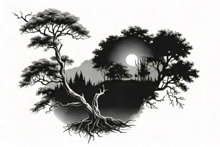 Tree Grown My With Name Diana Milena Andreas Samih Daniel Vanya Ismail