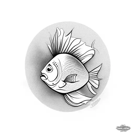 Cartoon Goldfish