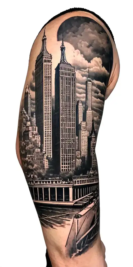 New York Theme Arm Sleeve