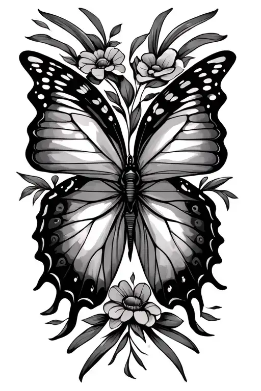 Butterfly Half Sleeve