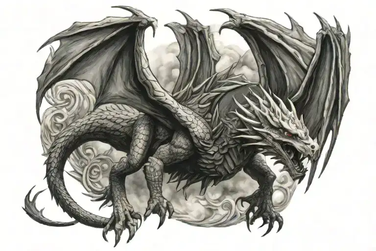 Flying Lord Of The Rings Dragon