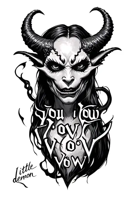 The Words Little Demon I Vowyou Vowwe Vow