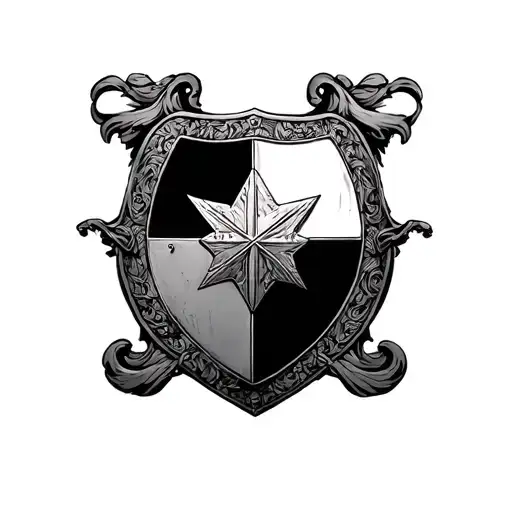 Roman Shield With Texas Outline