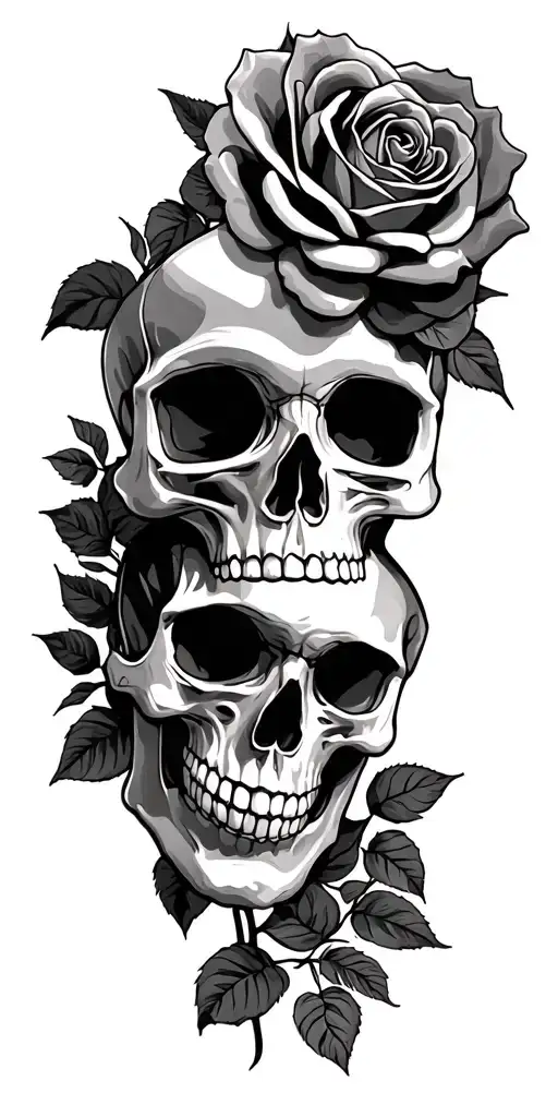 Skull And Roses