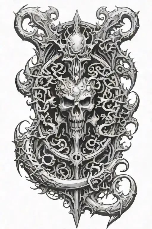 Chaos Gods Symbols Warhammer Korn Spanish Nurgle Tzeench