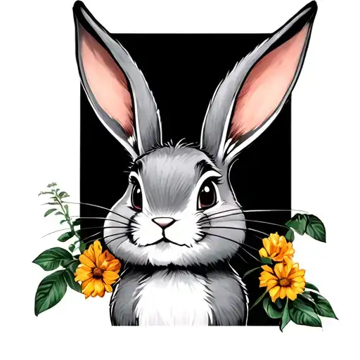 Bugs Bunny Rabbit With Female