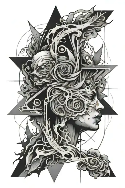 Pain And Trauma Abstract Representation