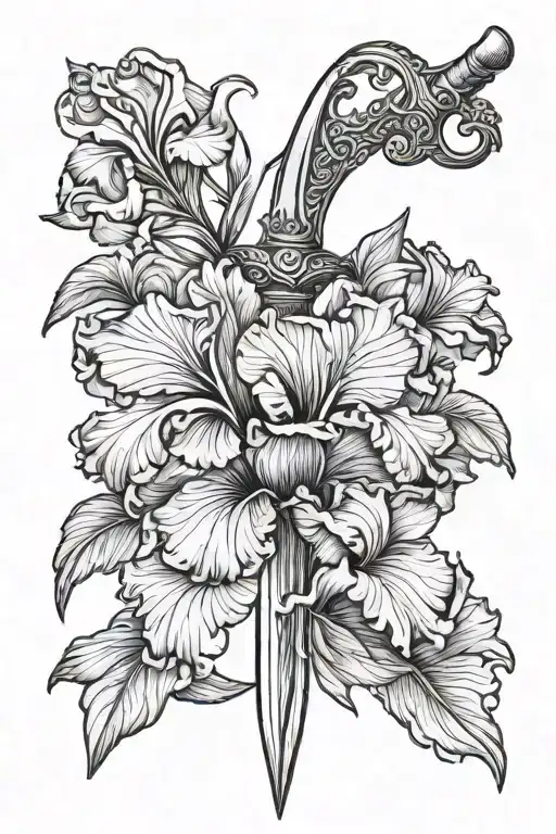 Bearded Iris Sword