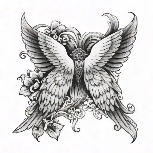 Breton Ermine And Angel Wings