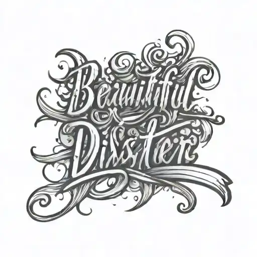 Beautiful Disaster Handwritten Cursive Font