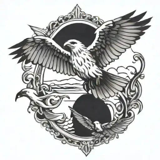 Long Live Tj With Bird Flying