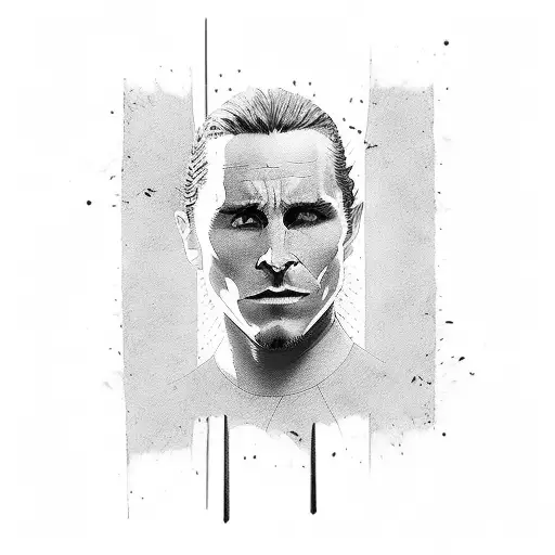 Christian Bale's Bat Man And Heath Ledger's Joke Full Arm Sleeve Design