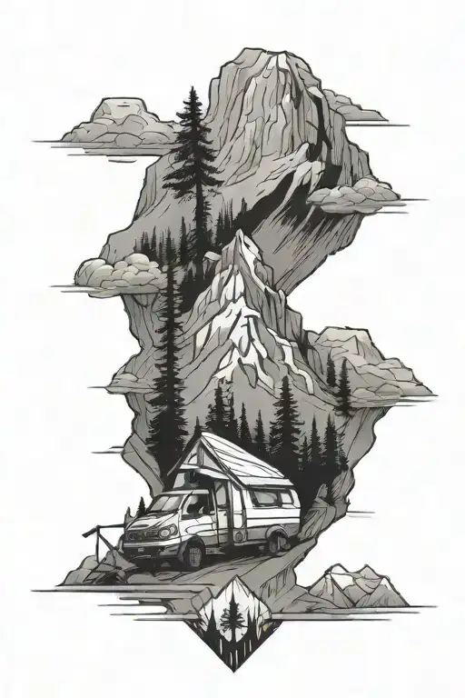 Travel Mountain Camping Solo