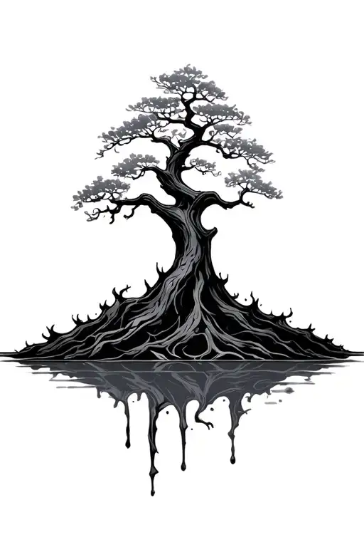 Poison Tree Silhouette