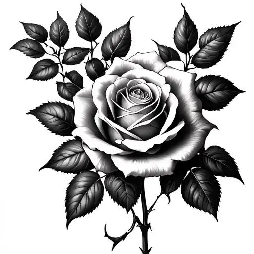 Rose Bush On Left Collarbone To Upper Shoulder