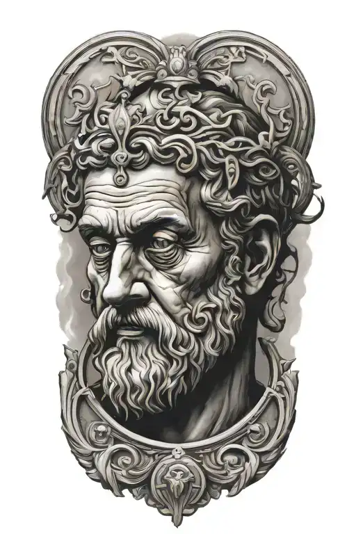 Stoic Philosopher Surrounded