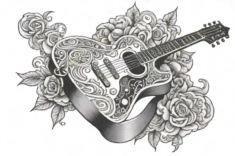 Riya In The Shape Of A Guitar