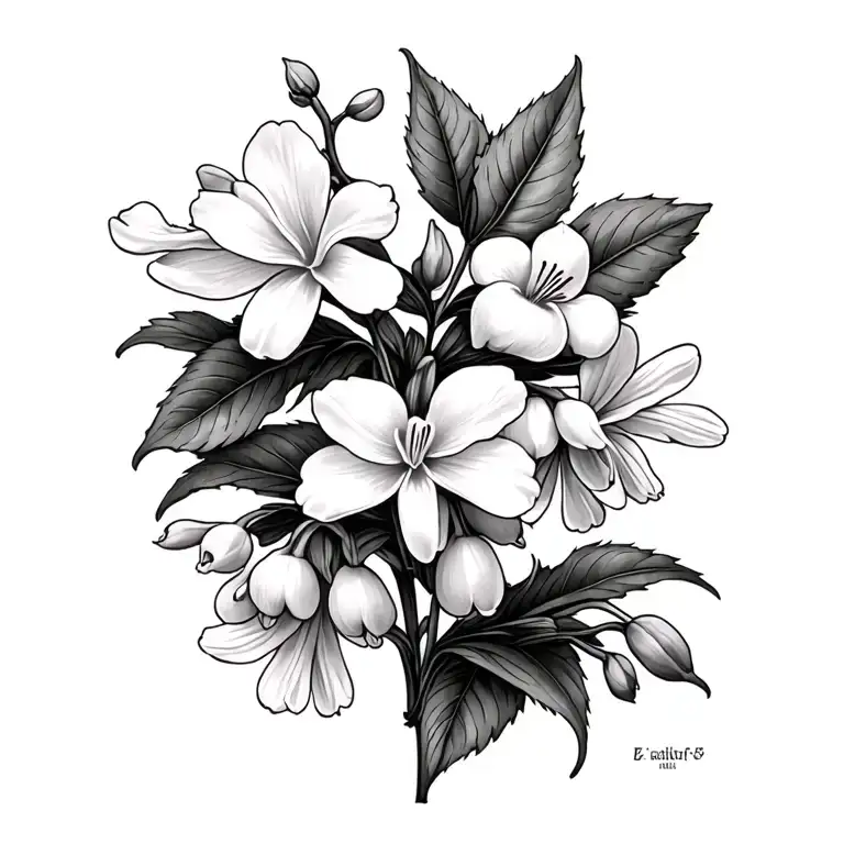 Lilly Of The Valley And Hawthorn Flower