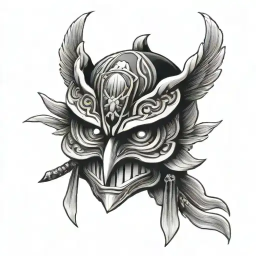 Samurai Mask Owl