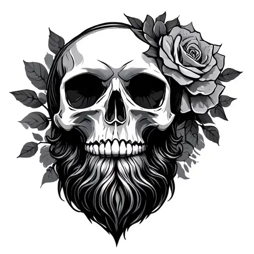 Ginger Wife Bearded Skull