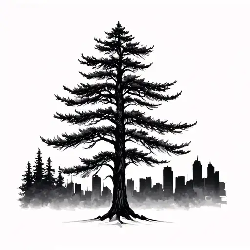 Pine Tree Skyline