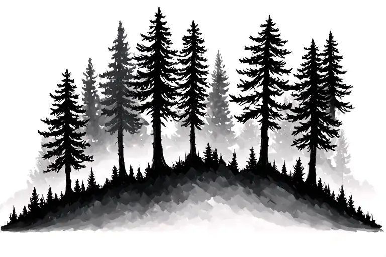 Pine Tree Skyline