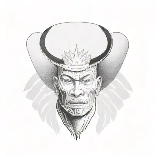 Filipino Flag Or Hat On Carabou