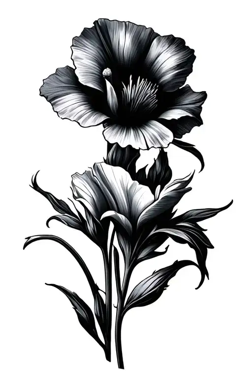 Sweet Pea And Gladiolus Flower