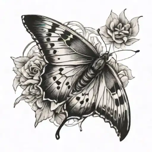 Butterfly Mixed With Spider