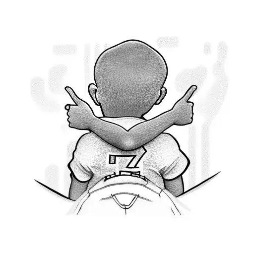 Young Boy Watching Football On Tv In Bedroom With Football Under Arm