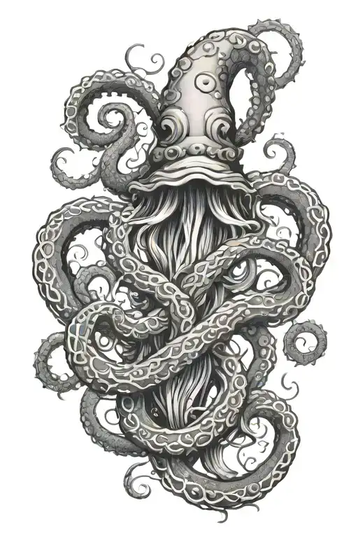 Kraken Tentacle Wrapped