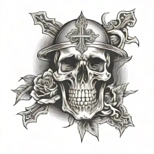 Skull And Cross