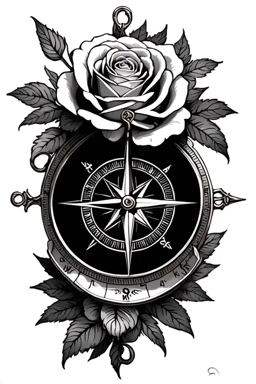 Compass Nautical Roses