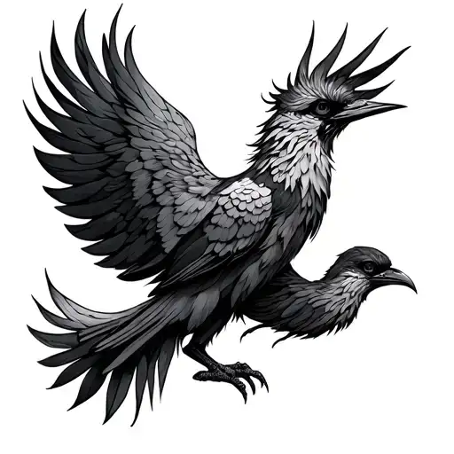 Pheonix Bird Son's Foot Print