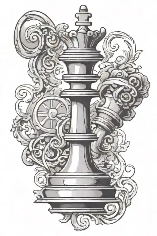 Masculine Single Chess Piece