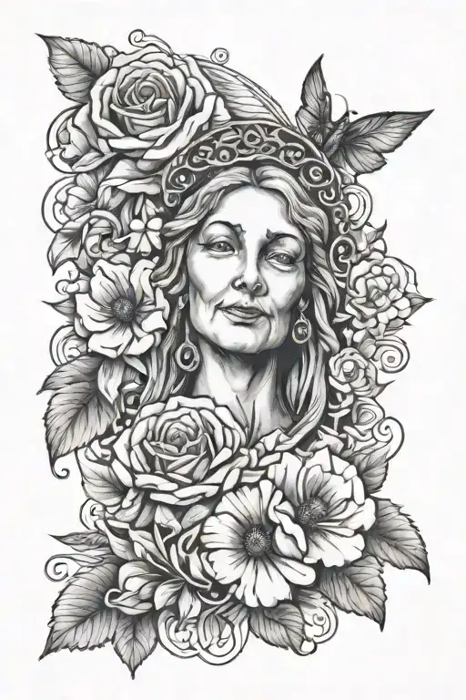 Christian Themed Tattoo Paying Tribute To My Late Mother