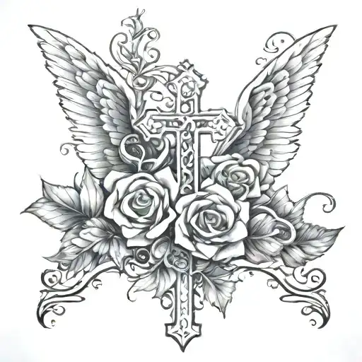 Christian Themed Tattoo Paying Tribute To My Late Mother