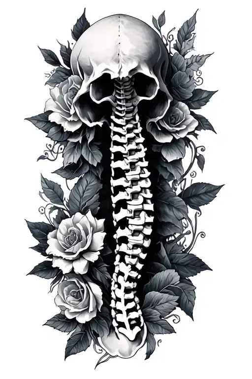 Spine Tattoo Balancing Virtu E Fortuna Realism