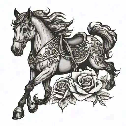 Rose Star Horse