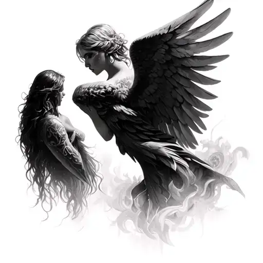 Fallen Angel Watching