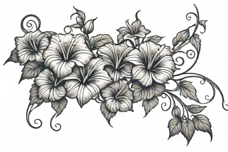 Bloody Morning Glory Vine