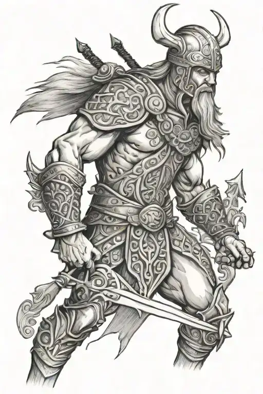 Nordic Warrior Man