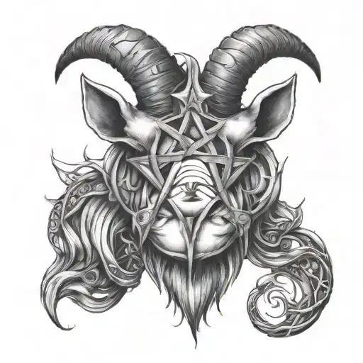 Add Pentagram In The Background