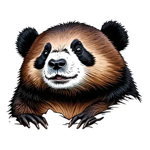 Beaver And Panda Bear