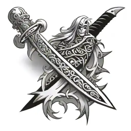 Just The Sword From Rave Master Manga Inspired